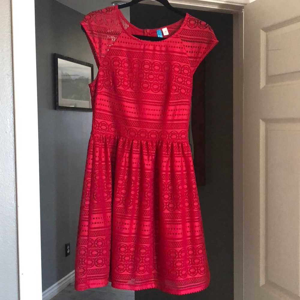 Red Francesca dress